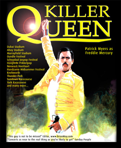 Image of Queen tribute: Patrick Myers is Killer Queen