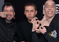 Garry Stretch and Helmut appear on Radio 1 Scott Mills