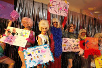 Globe Girls drag up motivational party