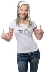 T-shirt: Unacceptably Small 